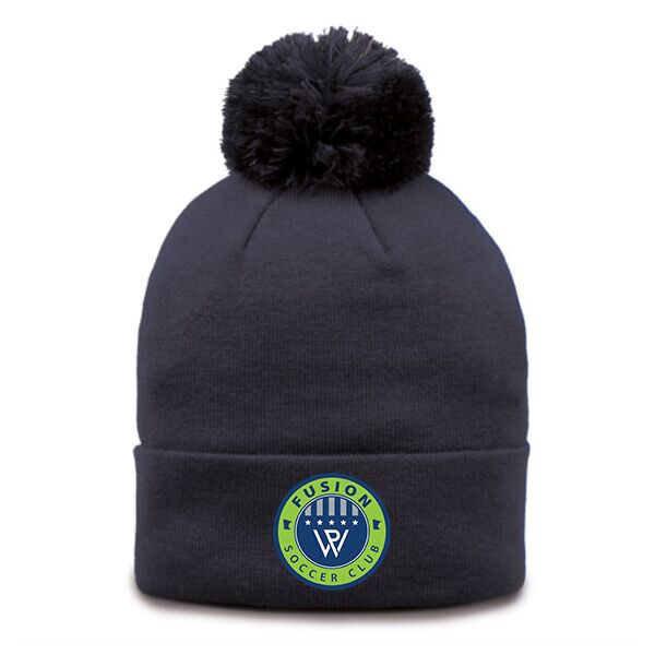 Under Armour Roll-Up Knit Beanie with Pom Thumbnail